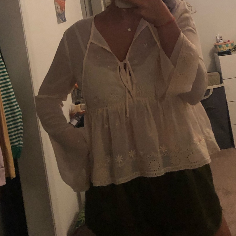 Beautiful light pink blouse